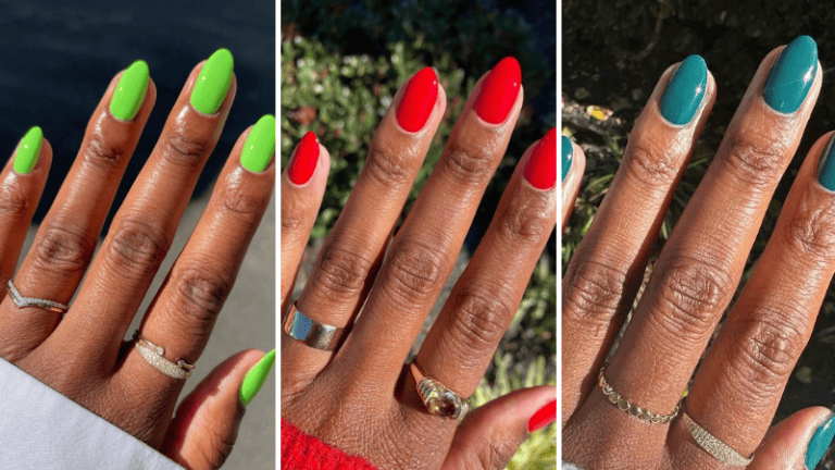 best summer nail colors for dark skin