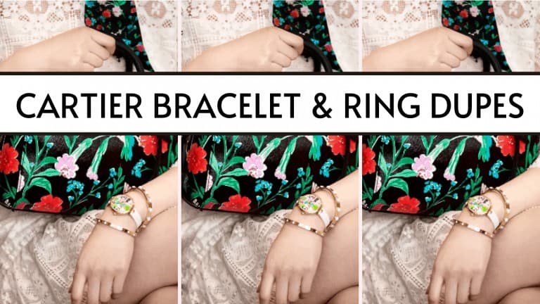 21 Cartier Inspired bracelets and rings that legit look real & expensive