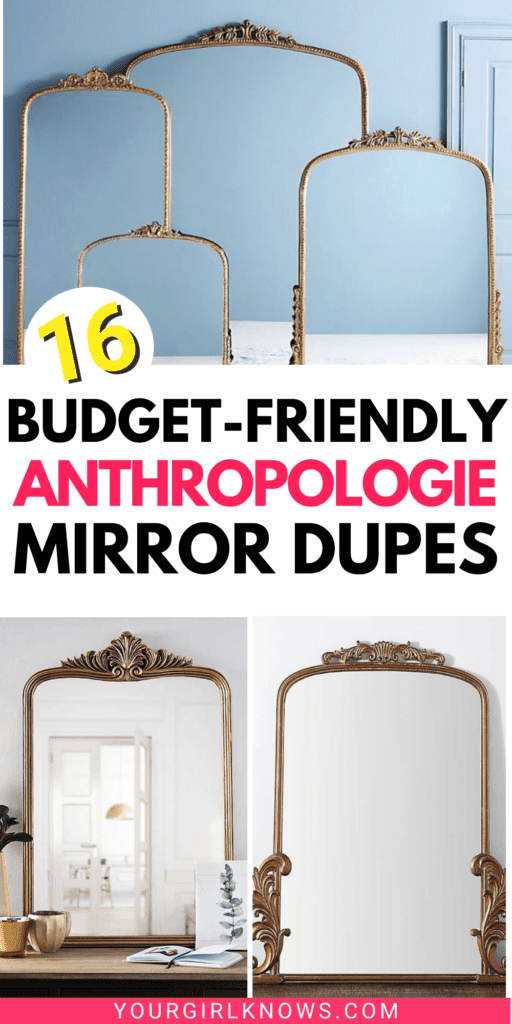 26 Bargain Anthropologie Mirror Dupes you'll never Regret!