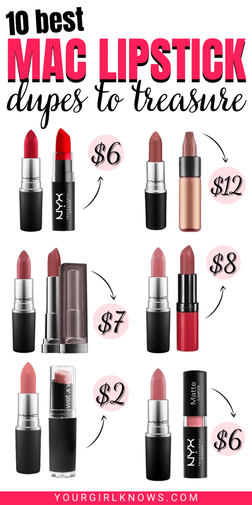 22 Favorite Mac Lipstick Dupes That'll Blow Your Mind!