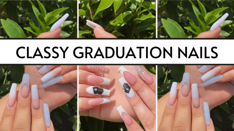 35 classy graduation nail ideas to definitely try this year