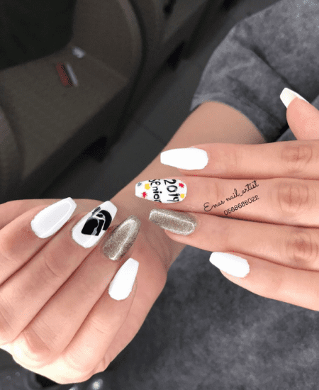 35 classy graduation nails ideas to definitely try this year