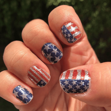 4th of july nails