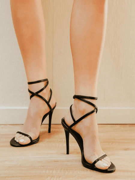 black heels to wear with black dress
