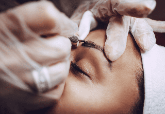  how to fade microblading fast
