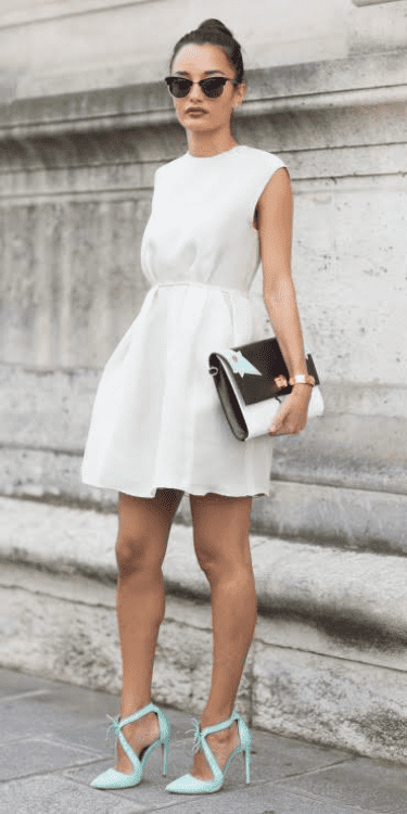What shoes to wear with a white dress: Answered once & for all