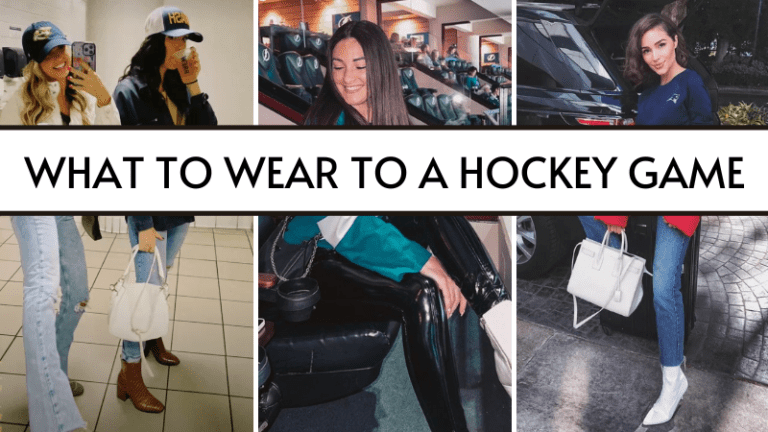 What to Wear to a Hockey Game outfits