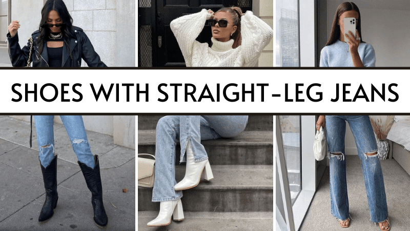 shoes to wear with straight leg jeans