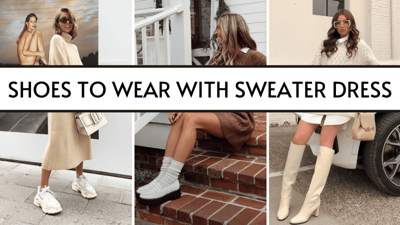 shoes to wear with sweater dress