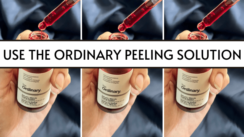the ordinary peeling solution how to use