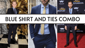 what tie to wear with blue shirts