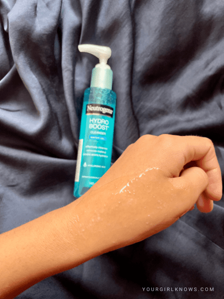 An honest Neutrogena hydro boost cleanser review