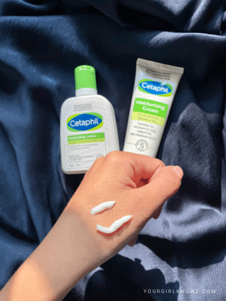 Cetaphil moisturizing Cream vs Lotion
