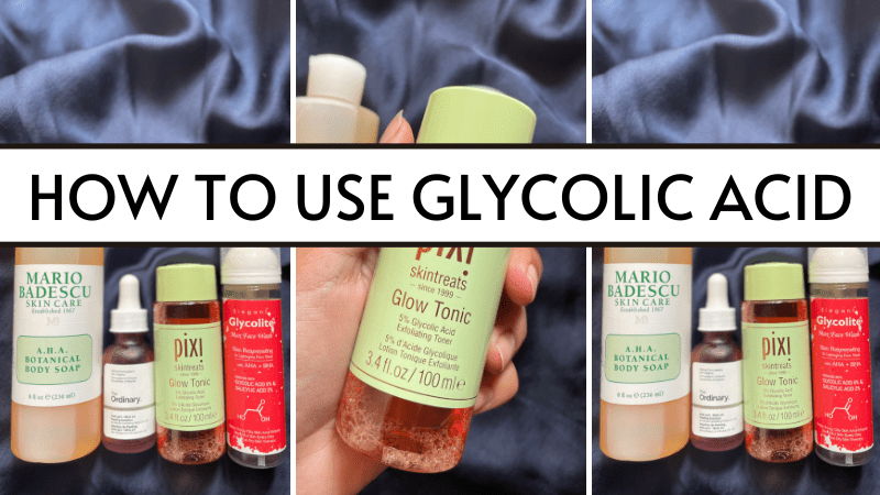 how to use glycolic acid