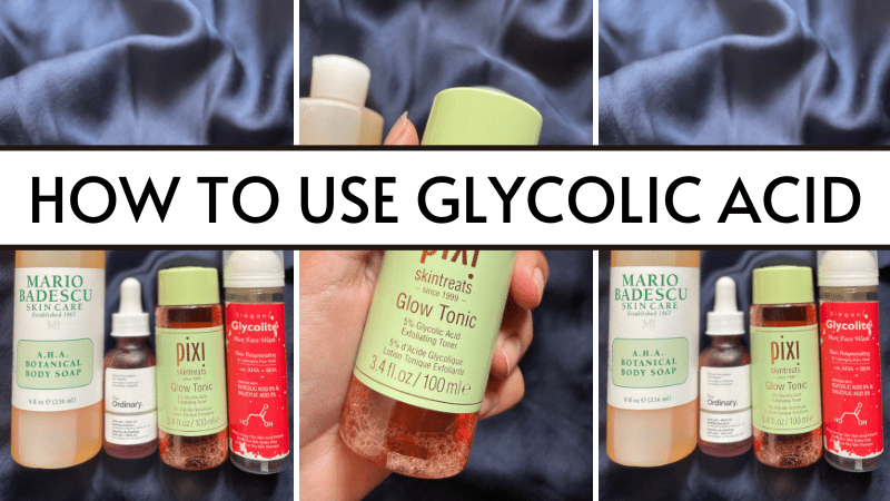 How to use Glycolic Acid in Your Skincare Regime? how to use glycolic acid