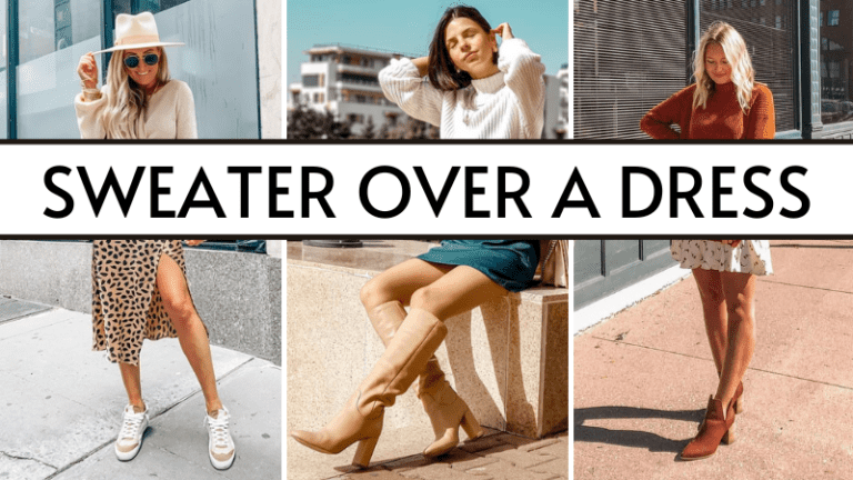 12 Ways to Wear a Sweater Over a Dress