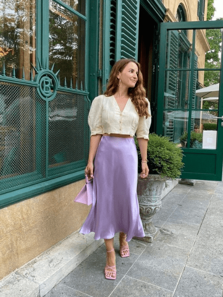 What to wear with a midi skirt