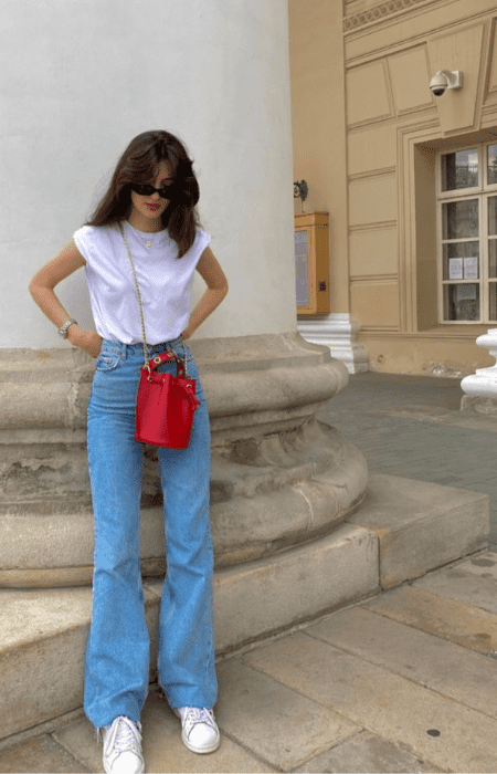  wide leg jeans outfits