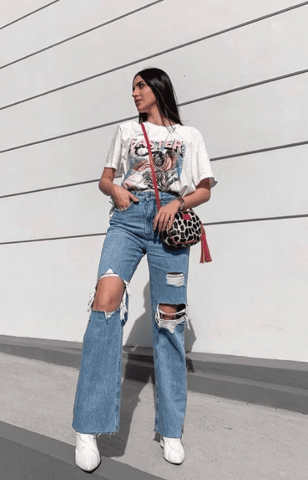 how to wear Wide-Leg Jeans