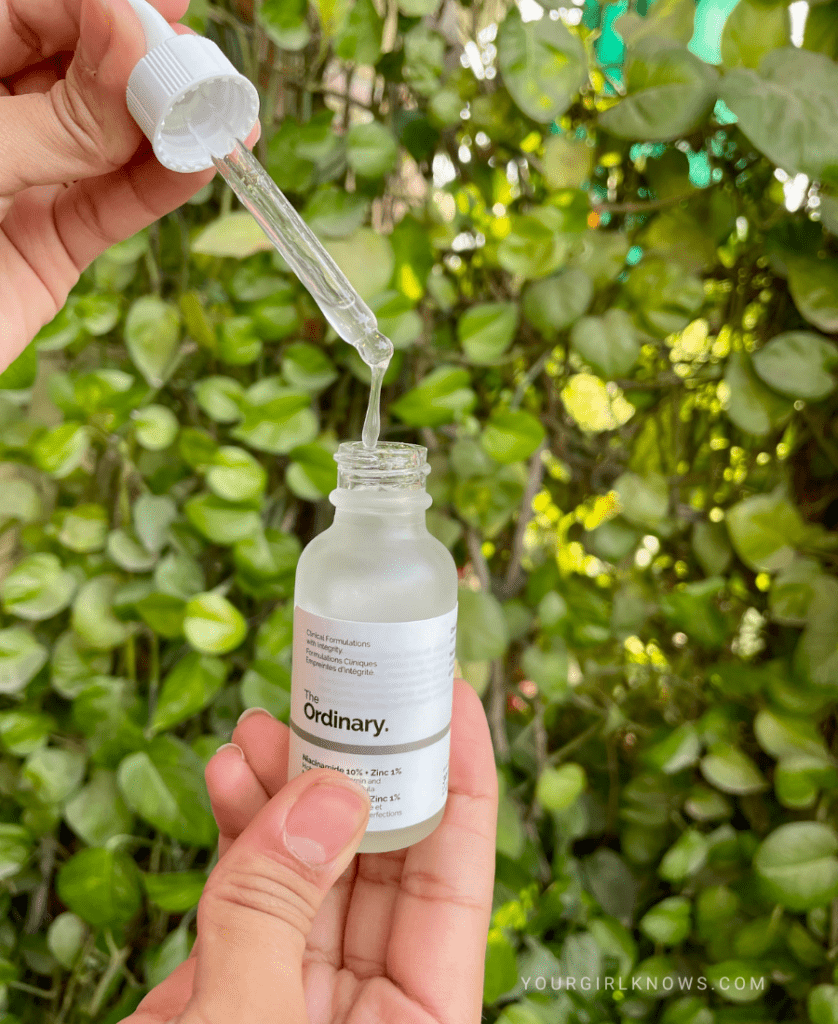 how to apply niacinamide serum