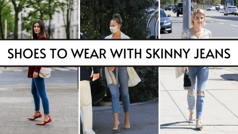 what shoes to wear with skinny jeans