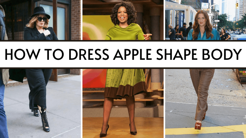 dresses for apple shape body