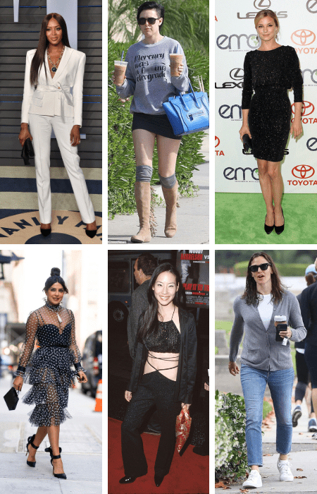 inverted triangle body celebrities