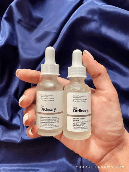 can you use hyaluronic acid and salicylic acid together