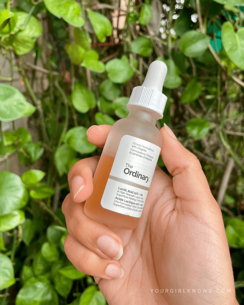 how to use lactic acid serum