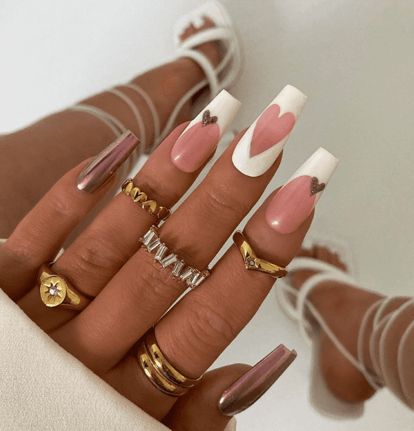 white nails acrylic