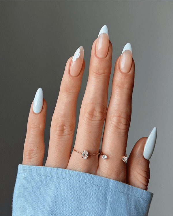 white nails designs