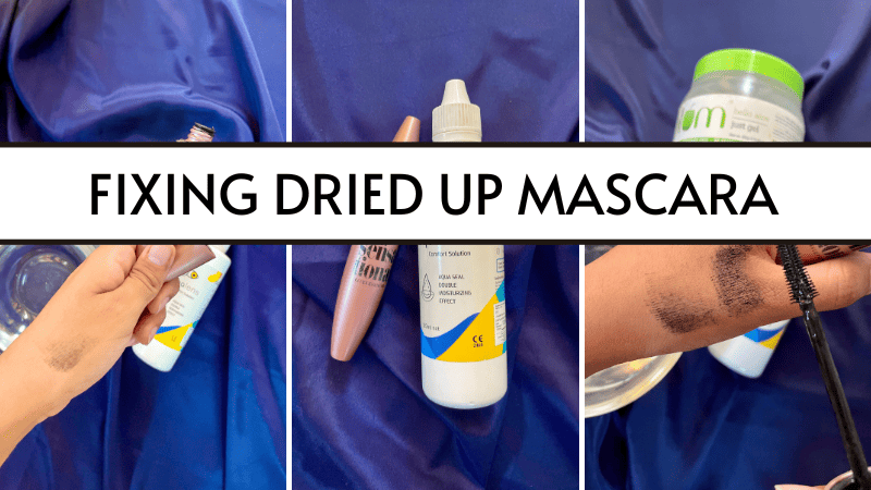 how to fix dry mascara