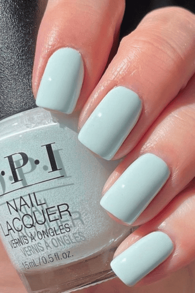 soft mint is one of the best nail colors for pale skin 