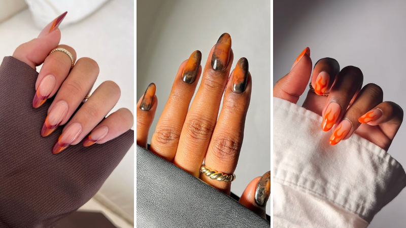 Fall Ombre Nails