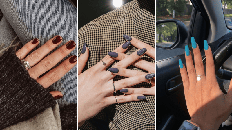 thanksgiving nail colors