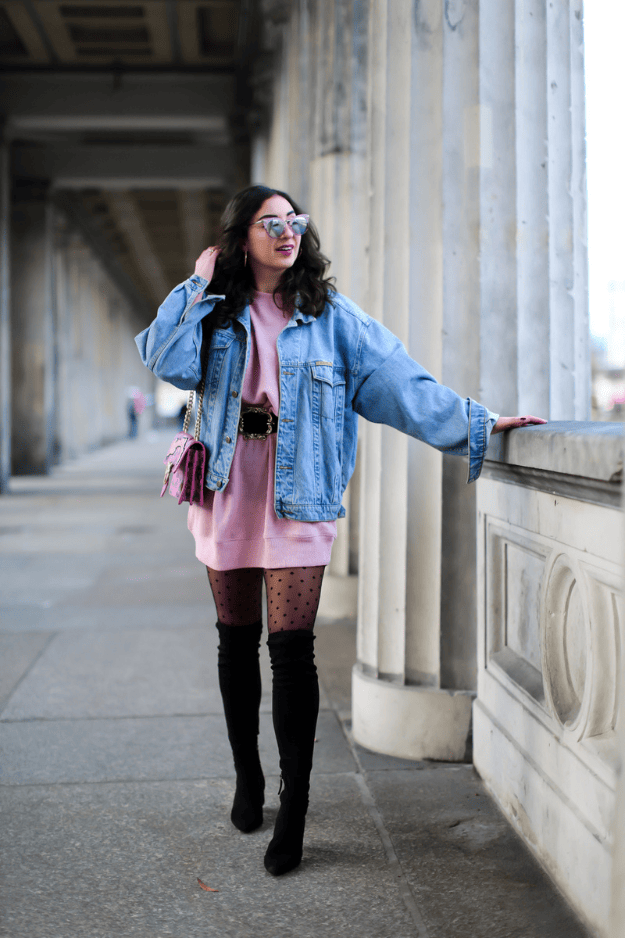 how to style a sweater dress outfits