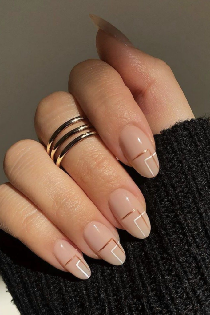 nails with line