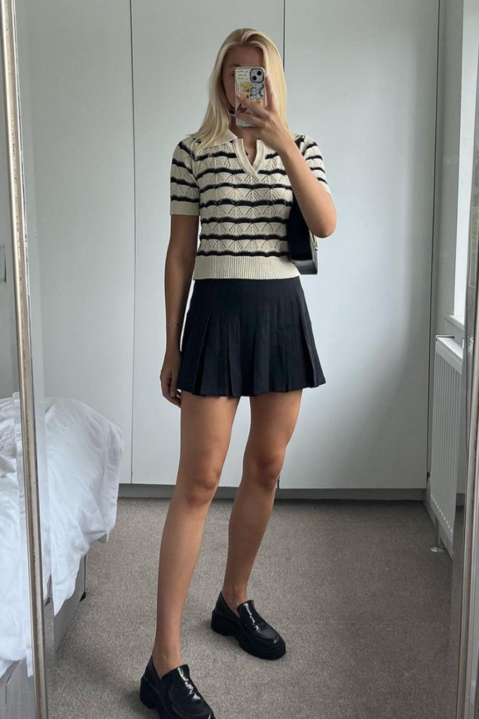 tennis skirt outfit ideas