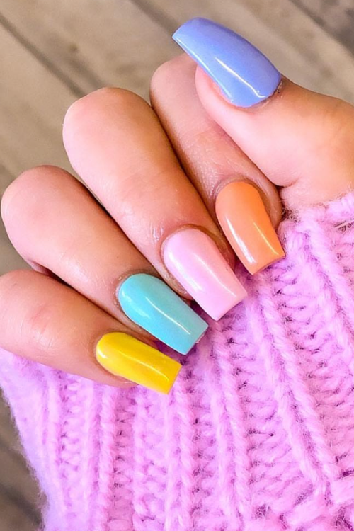 39 Eggstraordinary Easter Nail Designs to Slay the Hunt for Chic! easter egg nail designs