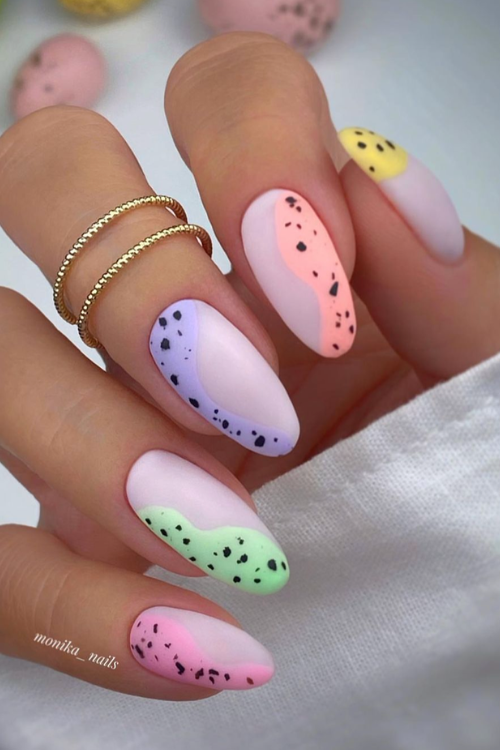 39 Eggstraordinary Easter Nail Designs to Slay the Hunt for Chic! pastel easter nail designs
