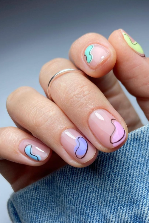 pastel easter nail designs