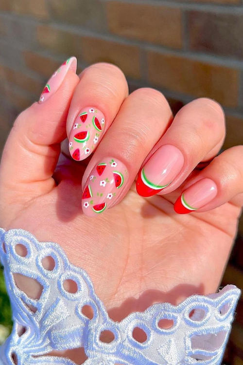 fruit nail art designs