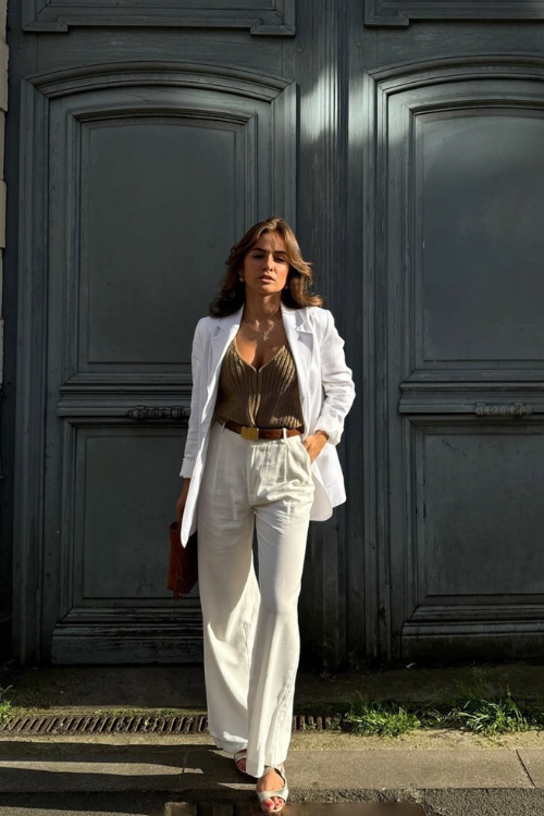 26 Boss-Girl Approved White Blazer Outfits That Instantly Look Expensive 26 Boss-Girl Approved White Blazer Outfits That Instantly Look Expensive