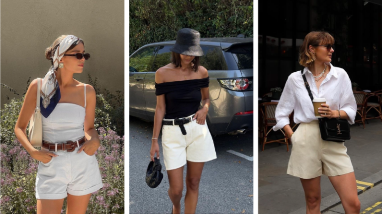 24 White Shorts Outfits That’ll Have You Screaming ‘Hot Girl Summer