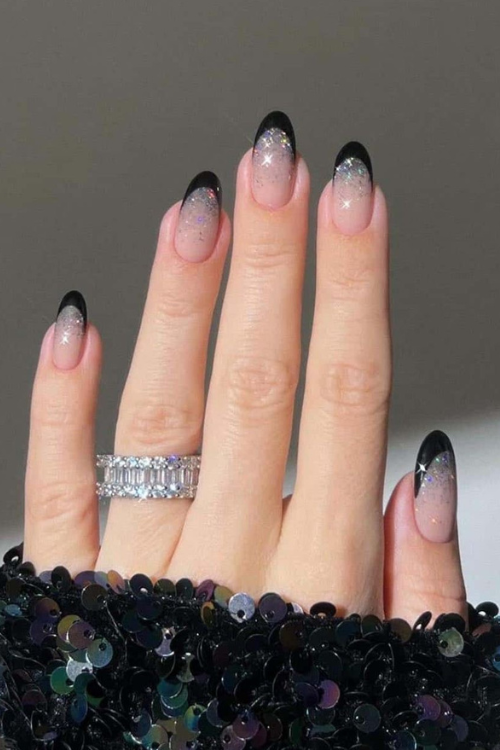 28 Black French Tip Nails That’ll Have You Booking a Nail Appointment ASAP 28 Black French Tip Nails That’ll Have You Booking a Nail Appointment ASAP