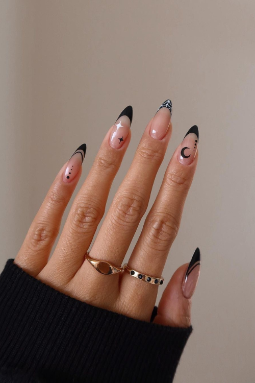 28 Black French Tip Nails That’ll Have You Booking a Nail Appointment ASAP 28 Black French Tip Nails That’ll Have You Booking a Nail Appointment ASAP