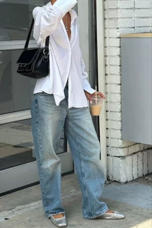 21 Trendy Ballet Flat Outfits for the Off-Duty Vibe with a Side of Sass