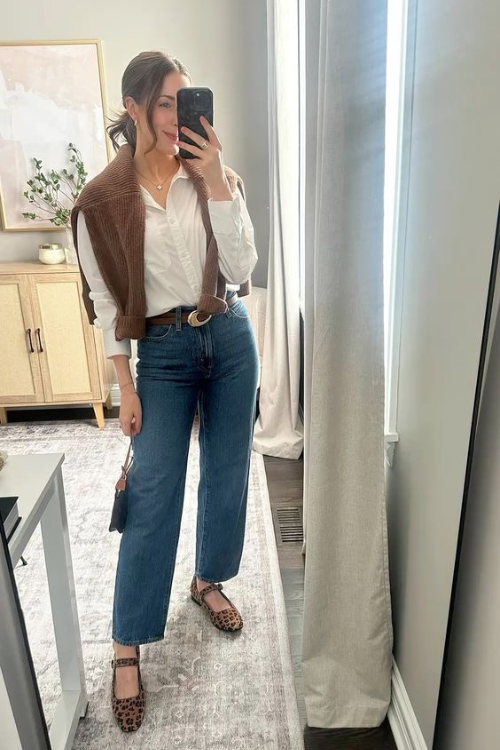 21 Trendy Ballet Flat Outfits for the Off-Duty Vibe with a Side of Sass