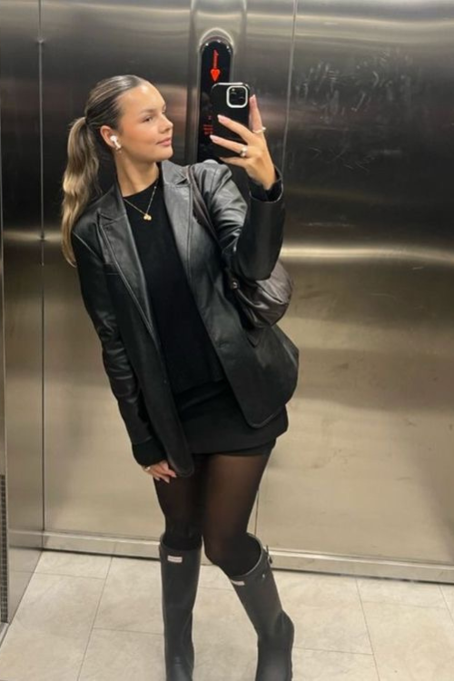 15 Hunter Boots Outfits That Prove Wet Weather Can Still Be a Serve