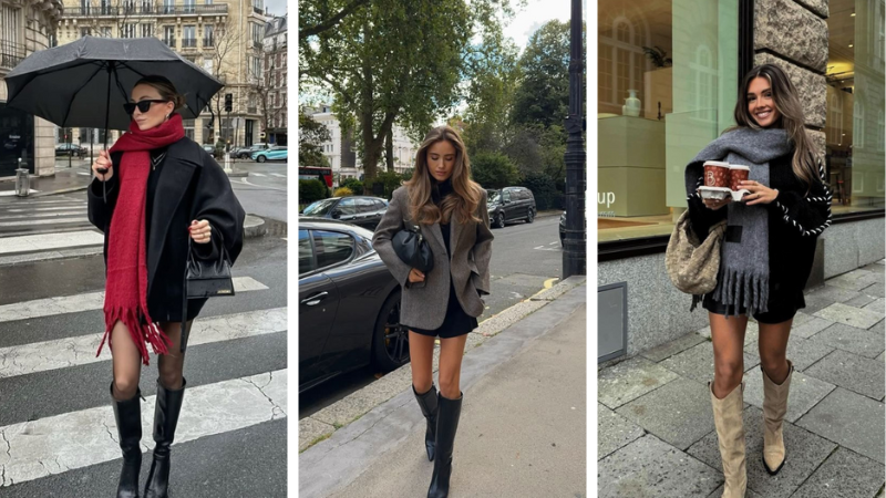 Knee High Boots Outfits